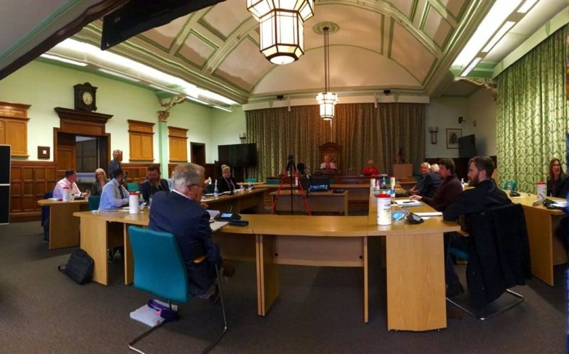 Bexhill Town Councillors meet for the first time. Photo courtesy of Ben Weiss.